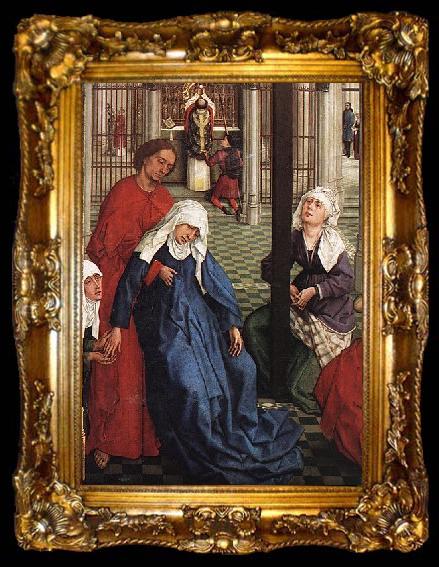 framed  Rogier van der Weyden Seven Sacraments Altarpiece, ta009-2